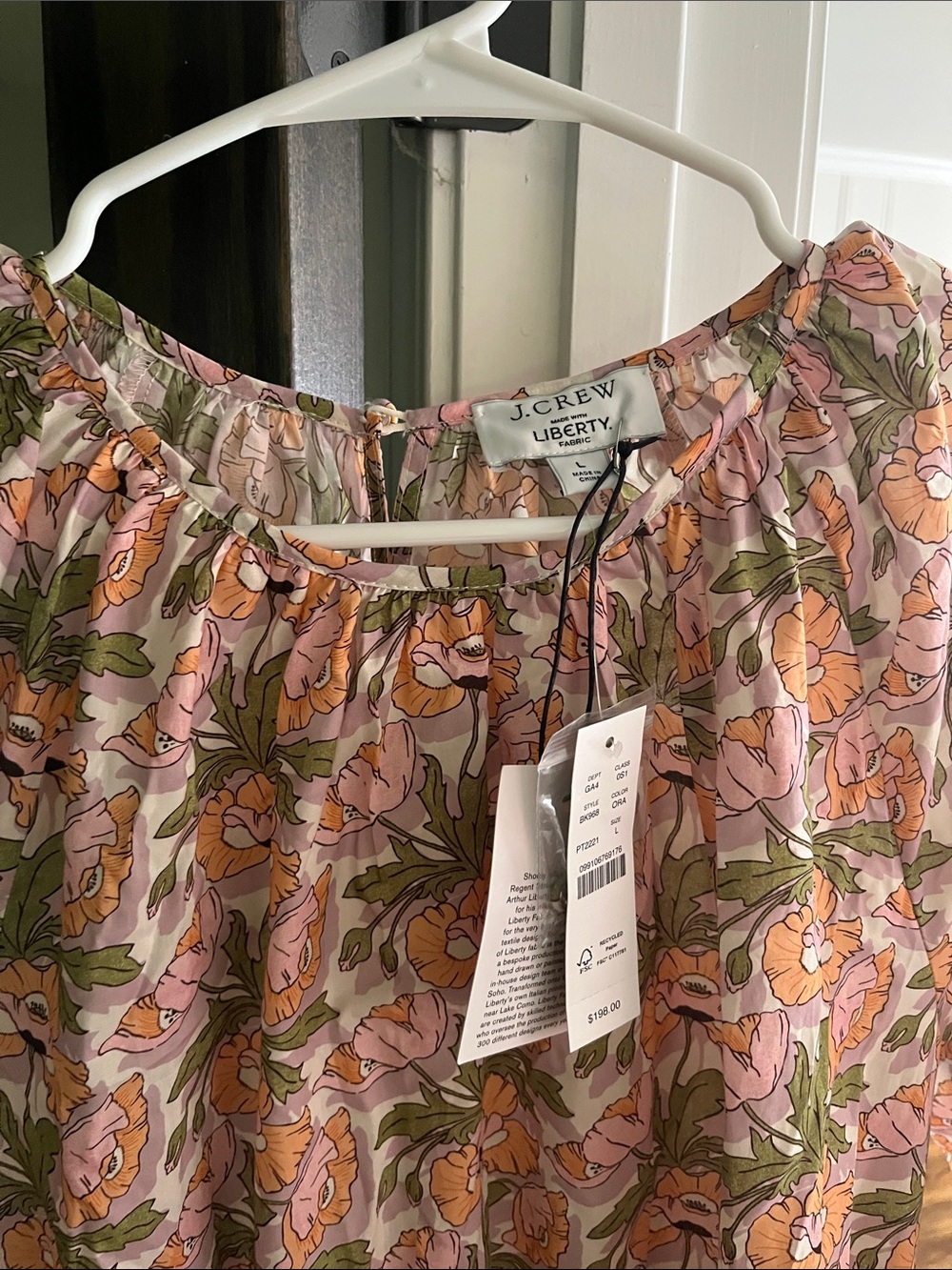 J.Crew x Liberty Floral Print Dress - Picture 3 of 4